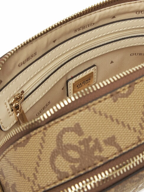 NOELLE 2 Borsa camera case a tracolla LATTE LOGO - Borse Donna