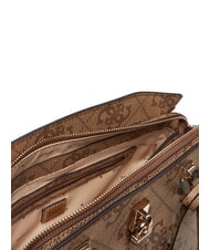 GUESS QUEENSLAND Borsa a mano stampa logo 4G LATTE LOGO - Borse Donna - 6