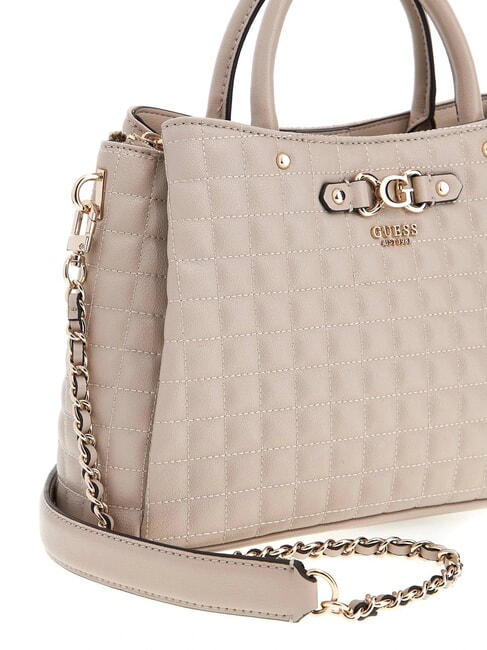 NADIRA Borsa a mano trapuntata con tracolla light taupe - Borse Donna