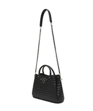 GUESS NADIRA Borsa a mano trapuntata con tracolla NERO - Borse Donna - 4