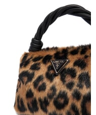 GUESS SHAIDA Borsa a mano con stampa animalier leopard - Borse Donna - 4