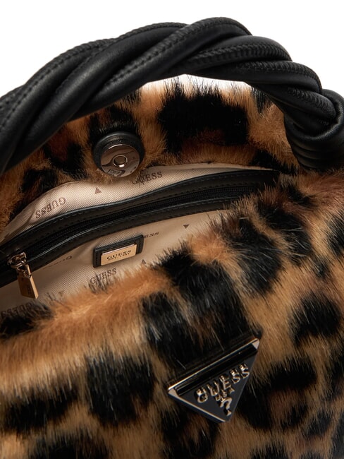 SHAIDA Borsa a mano con stampa animalier leopard - Borse Donna