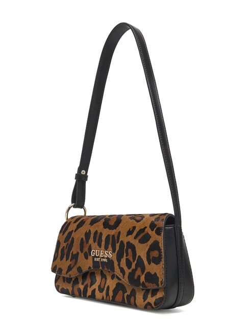 DOMITILLA Borsa a spalla in pelle st. animalier leopard - Borse Donna