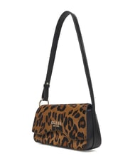 GUESS DOMITILLA Borsa a spalla in pelle st. animalier leopard - Borse Donna - 2