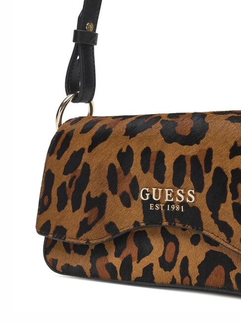 DOMITILLA Borsa a spalla in pelle st. animalier leopard - Borse Donna