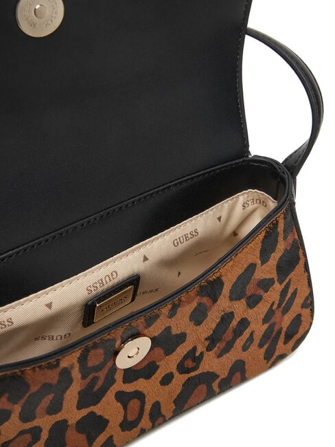 DOMITILLA Borsa a spalla in pelle st. animalier leopard - Borse Donna