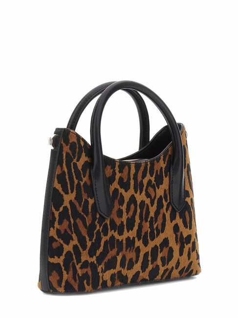 DOMITILLA Borsa in pelle a mano st. animalier leopard - Borse Donna