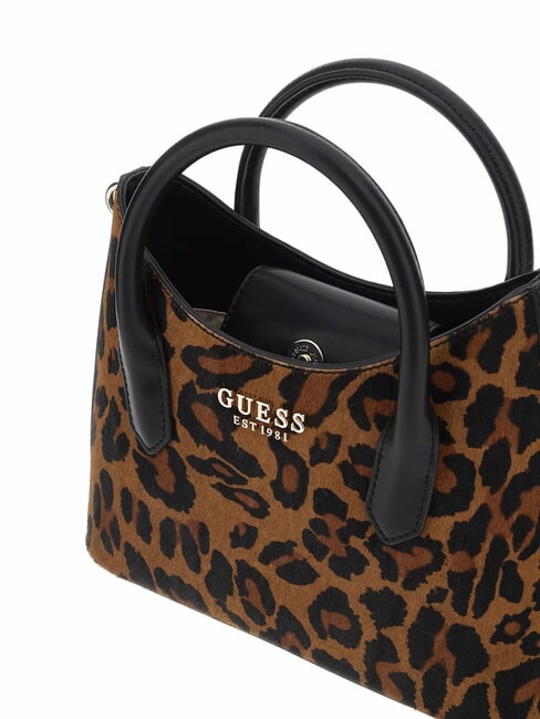 DOMITILLA Borsa in pelle a mano st. animalier leopard - Borse Donna