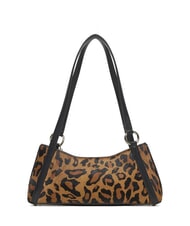 GUESS DOMITILLA Borsa a spalla in pelle st. animalier leopard - Borse Donna - 4