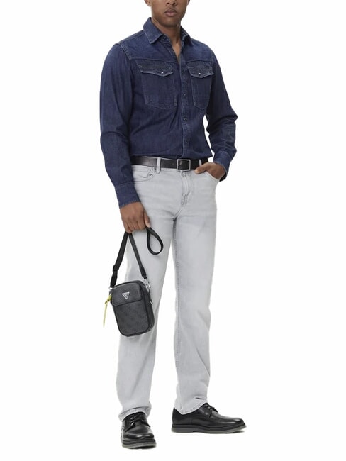 MILANO Borsello mini stampa logo 4G NERO - Tracolle Uomo