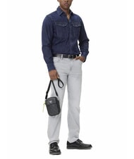 GUESS MILANO Borsello mini stampa logo 4G NERO - Tracolle Uomo - 5