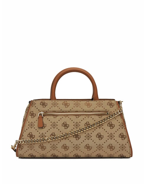 NEDA Borsa a mano in tessuto jacquard LATTE LOGO - Borse Donna