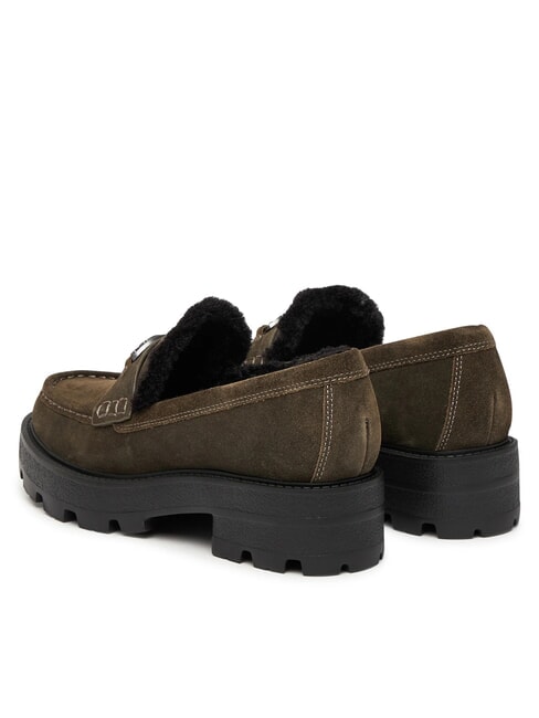 YANIKAY Mocassini in pelle green - Scarpe Donna