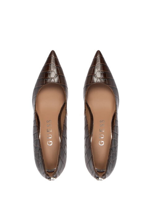 PRINDY D&eacute;collet&eacute; in pelle brown - Scarpe Donna