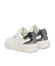 GUESS ELBINA10 Sneakers in pelle WHITE/SI - Scarpe Donna - 3