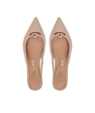 GUESS JESSAH D&eacute;collet&eacute; basse in pelle Nude - Scarpe Donna - 4