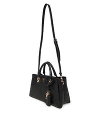 GUESS TISHA Borsa a mano con tracolla black logo - Borse Donna - 4
