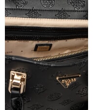 GUESS TISHA Borsa a mano con tracolla black logo - Borse Donna - 6