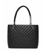GUESS IDRA Borsa shopper trapuntata a spalla NERO - Borse Donna - 4
