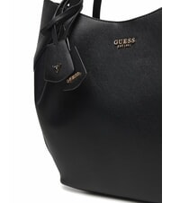 GUESS AMORETTE Borsa a spalla con pochette NERO - Borse Donna - 7