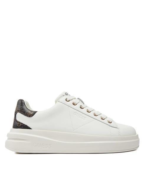 ELBINA  Sneakers white brown - Scarpe Donna
