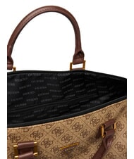 GUESS IBIZA Borsone a mano, con tracolla beige/brown - Borsoni - 4