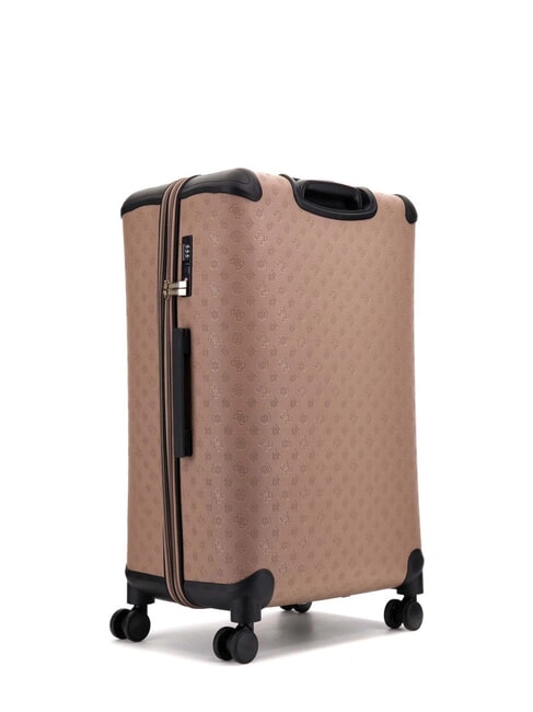 WILDER 28 Trolley Grande dark taupe logo - Trolley Rigidi