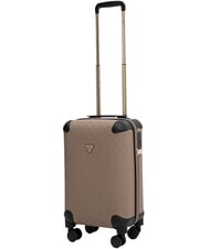 GUESS WILDER 18 Trolley Bagaglio a Mano dark taupe logo - Bagagli a mano - 3