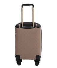 GUESS WILDER 18 Trolley Bagaglio a Mano dark taupe logo - Bagagli a mano - 4