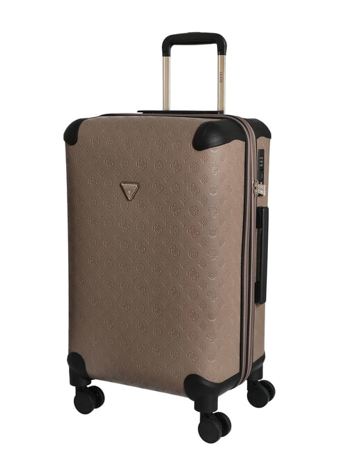 WILDER 22 Trolley Medio dark taupe logo - Trolley Rigidi