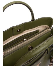 GUESS GREGORIA Borsa a mano grande con tracolla olive - Borse Donna - 4