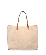 GUESS VICTORIA Borsa shopper teddy con pochette natural/cognac - Borse Donna - 5