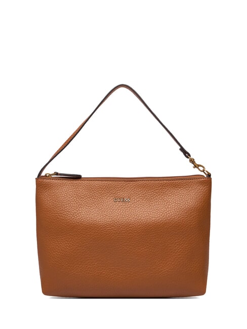 VICTORIA Borsa shopper teddy con pochette natural/cognac - Borse Donna