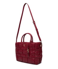 GUESS MARION Borsa a mano intrecciata con tracolla ROSSO - Borse Donna - 4
