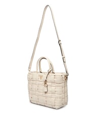 GUESS MARION Borsa a mano intrecciata con tracolla bone - Borse Donna - 4