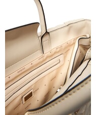 GUESS MARION Borsa a mano intrecciata con tracolla bone - Borse Donna - 6