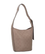 GUESS CRESIDIA Borsa a secchiello con pochette dark taupe logo - Borse Donna - 4