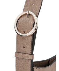 GUESS CRESIDIA Borsa a secchiello con pochette dark taupe logo - Borse Donna - 5