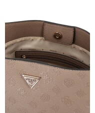 GUESS CRESIDIA Borsa a secchiello con pochette dark taupe logo - Borse Donna - 7