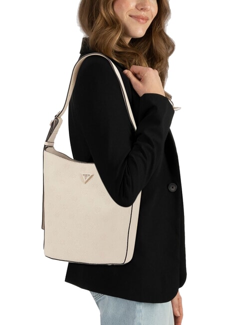 CRESIDIA Borsa a secchiello con pochette bone logo - Borse Donna