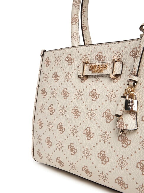 SILIA 2 Borsa tote a mano con tracolla vanilla logo - Borse Donna