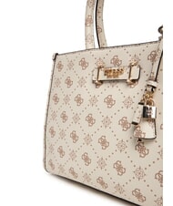 GUESS SILIA 2 Borsa tote a mano con tracolla vanilla logo - Borse Donna - 3