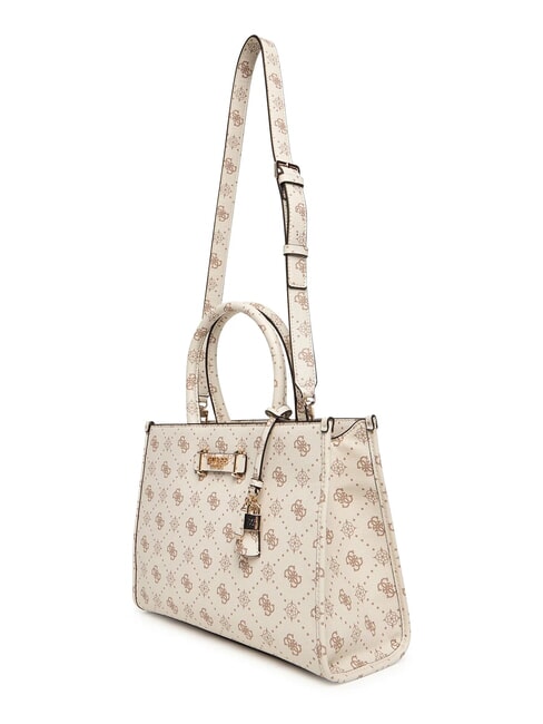 SILIA 2 Borsa tote a mano con tracolla vanilla logo - Borse Donna