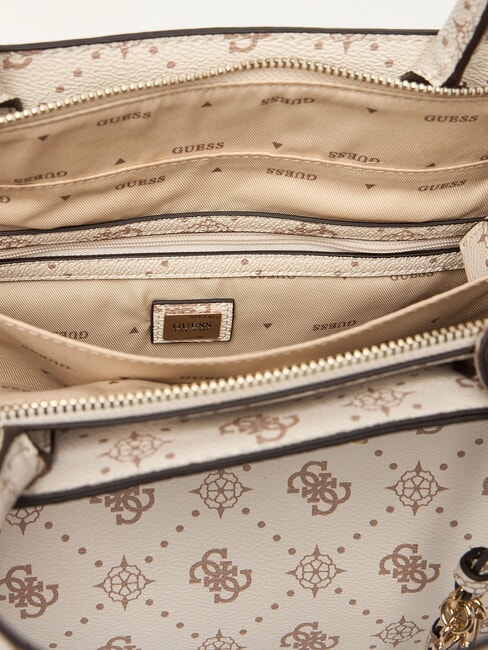 SILIA 2 Borsa tote a mano con tracolla vanilla logo - Borse Donna