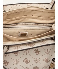 GUESS SILIA 2 Borsa tote a mano con tracolla vanilla logo - Borse Donna - 6