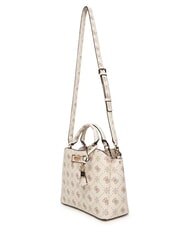 GUESS SILIA Borsa a mano con tracolla vanilla logo - Borse Donna - 4