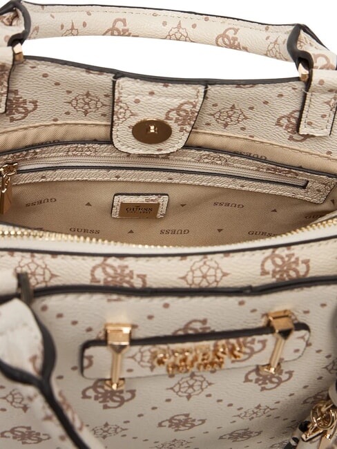 SILIA Borsa a mano con tracolla vanilla logo - Borse Donna