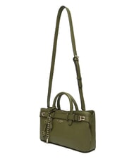 GUESS GREGORIA Borsa a mano media con tracolla olive - Borse Donna - 4