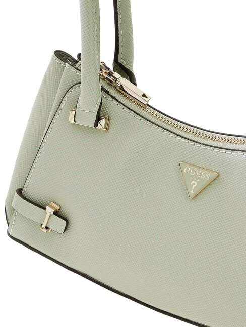 ROSALBA Borsa a spalla stampa saffiano sage - Borse Donna