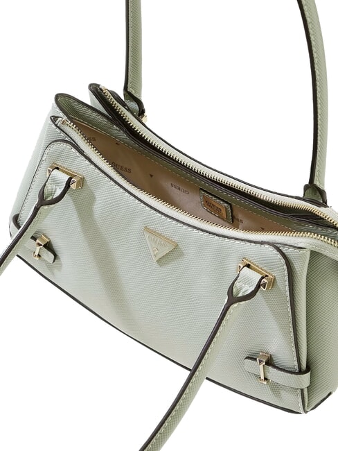 ROSALBA Borsa a spalla stampa saffiano sage - Borse Donna